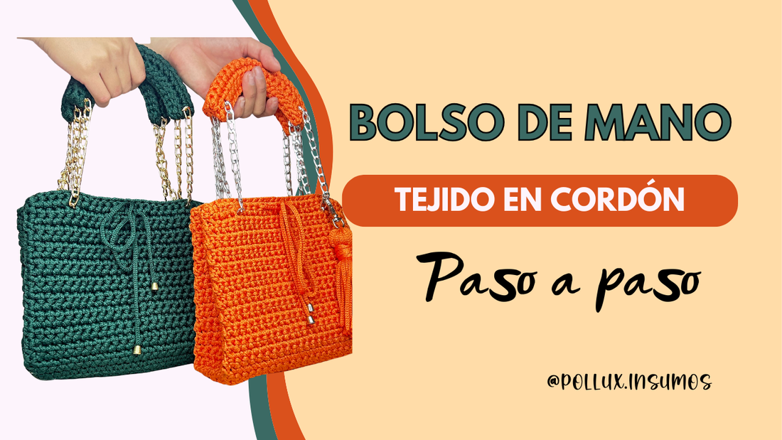 Cómo tejer un bolso de mano con cordón premium