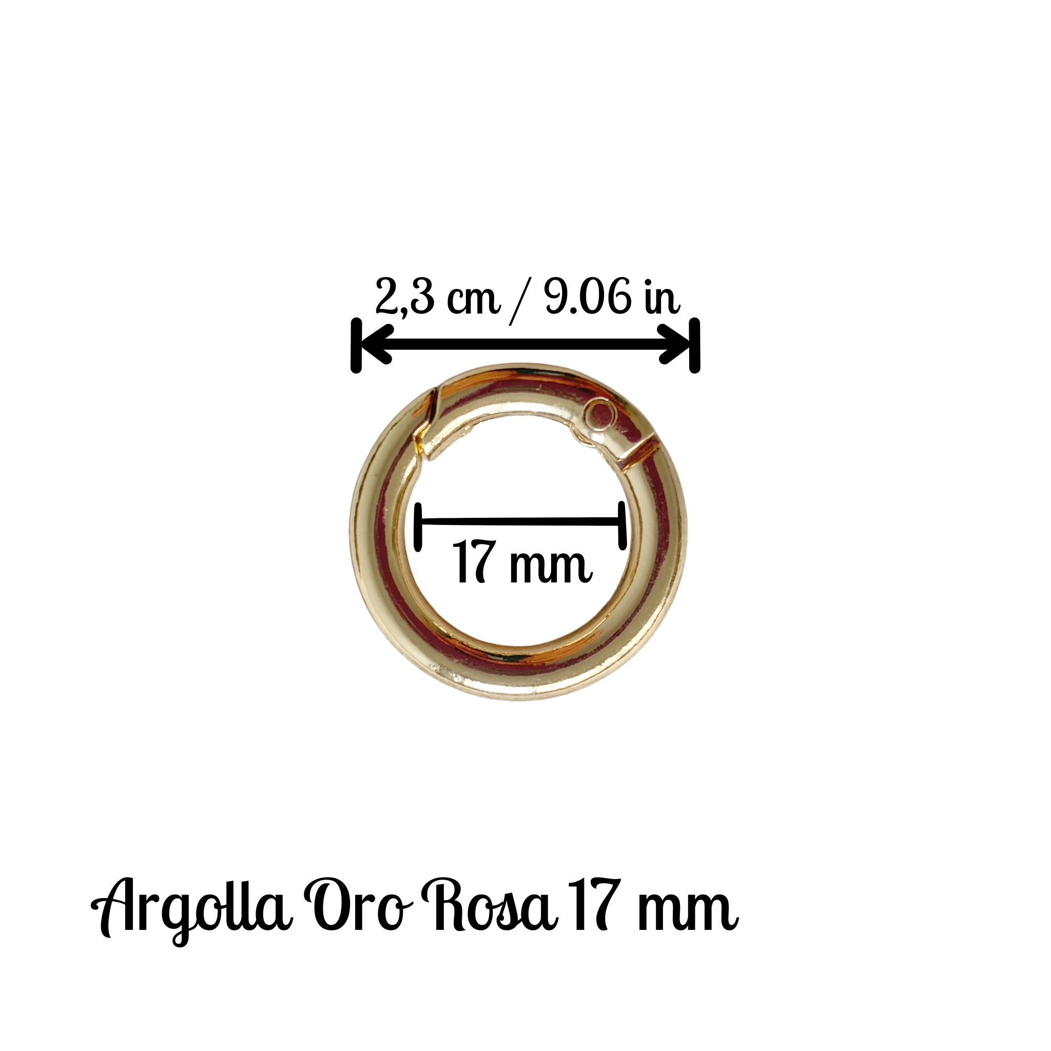 Argollas Mosquetón