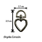Argolla Mosquetón Corazon