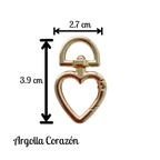 Argolla Mosquetón Corazon