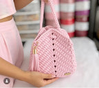 KIT de BOLSO a CROCHET |Punto Alto + Video Tutorial