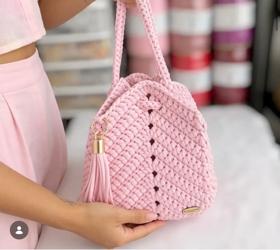 KIT de BOLSO a CROCHET |Punto Alto + Video Tutorial