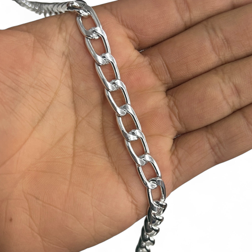 Cadena Aluminio Plana Para Bolso