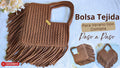 Kit Bolsa Tejida para Verano tipo Cometa — Paso a Paso