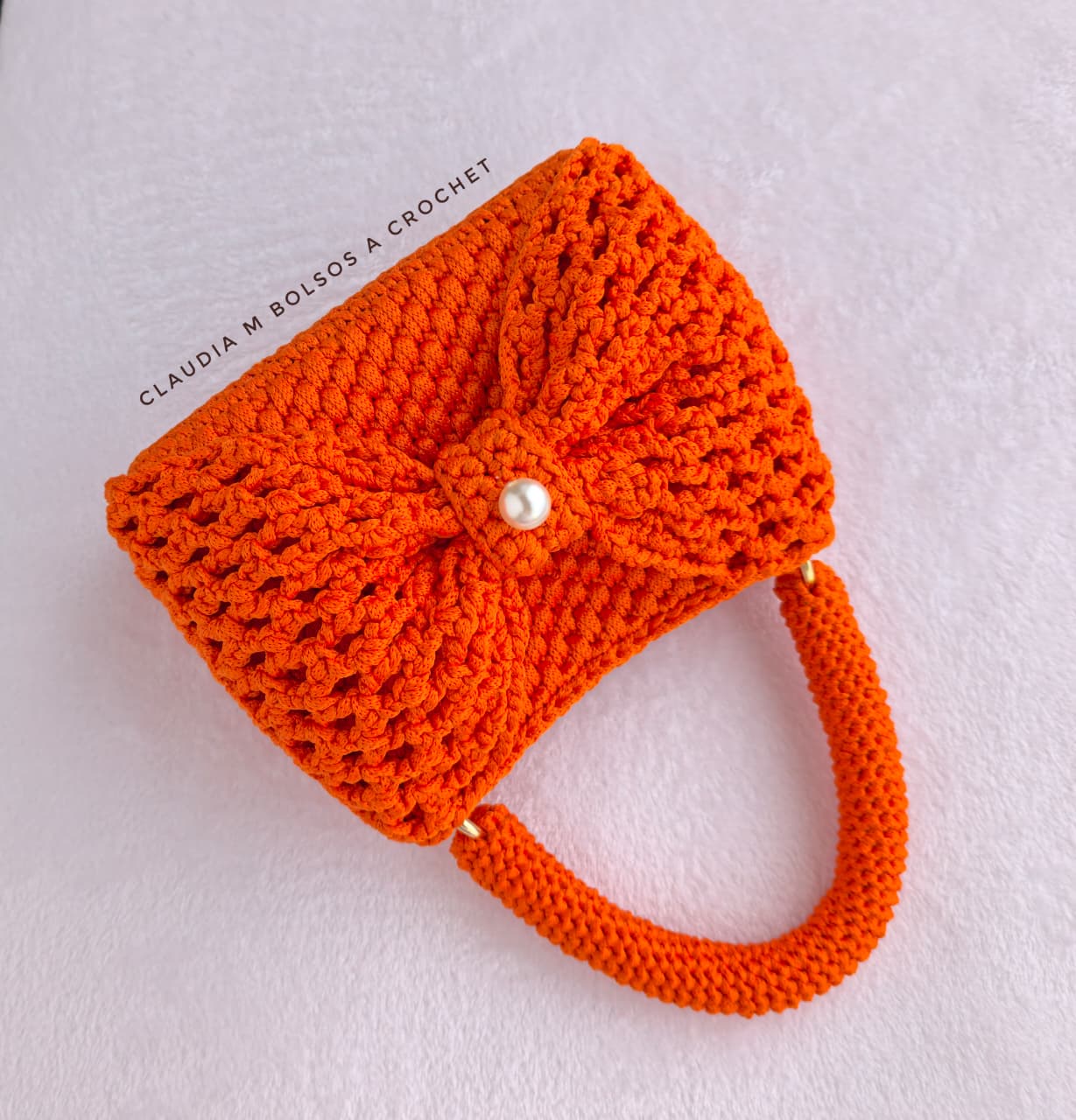 Kit bolso tejido moño elegante + video tutorial 🎀