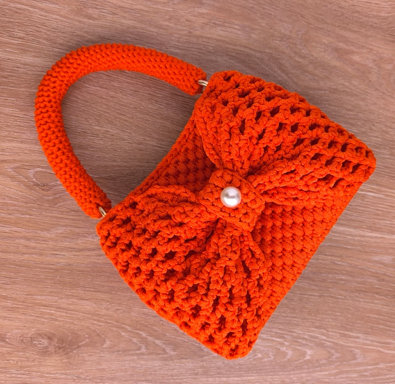 Kit bolso tejido moño elegante + video tutorial 🎀