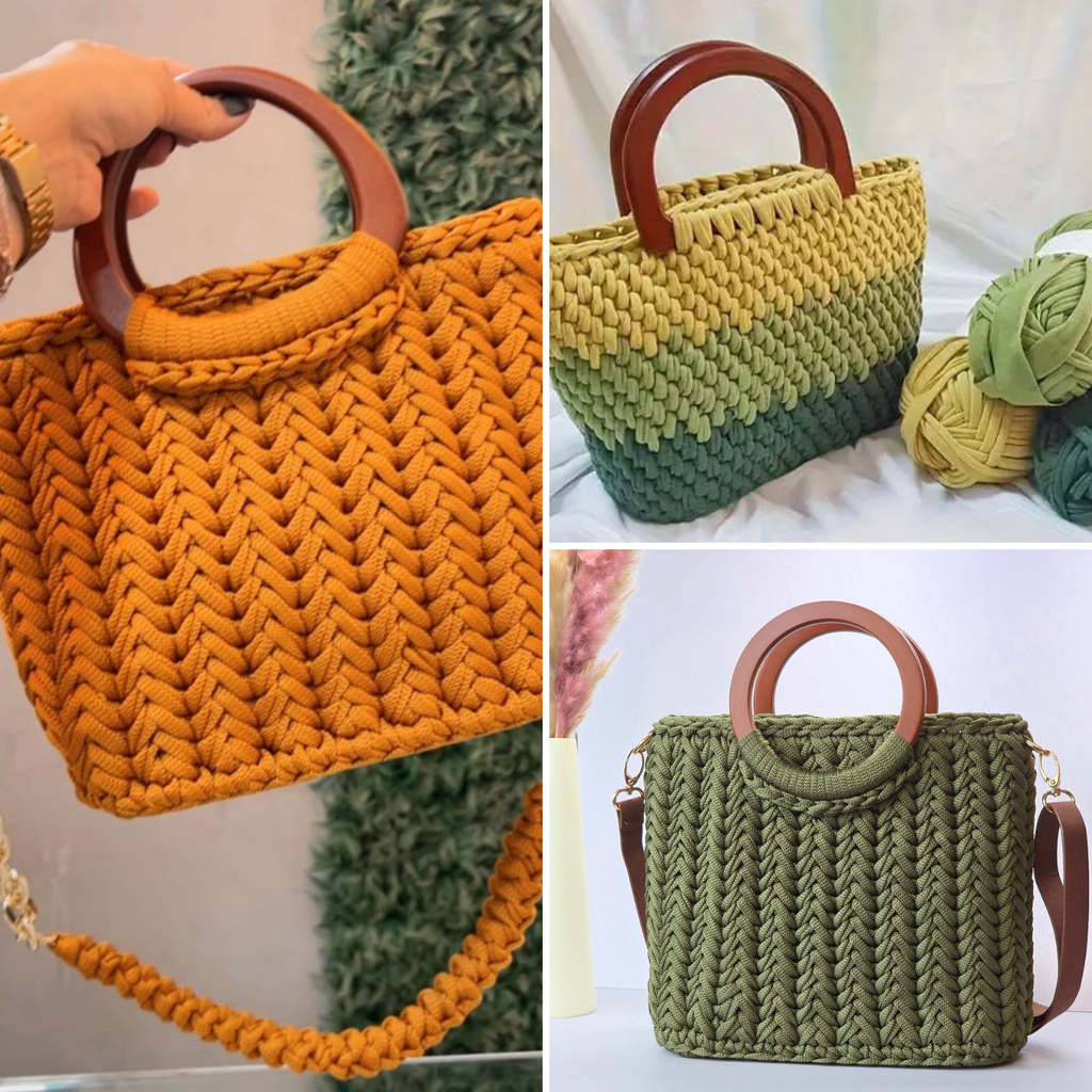 Asas De Madera Para Bolsos